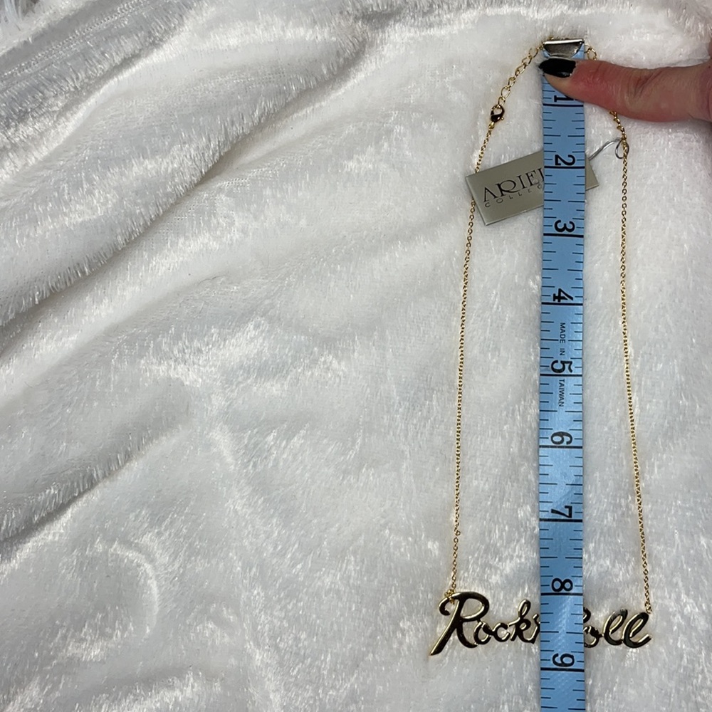 Gold “Rock’nRoll” Necklace - Picture 5 of 9